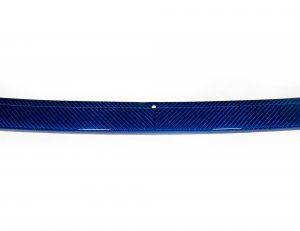 Jaguar F-TYPE Center Front Lip Splitter - Carbon Fiber - Blue Candy